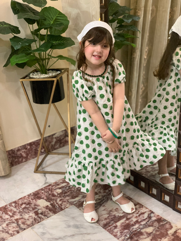 Polka dress midi dress