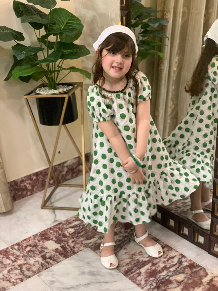 Polka dress midi dress