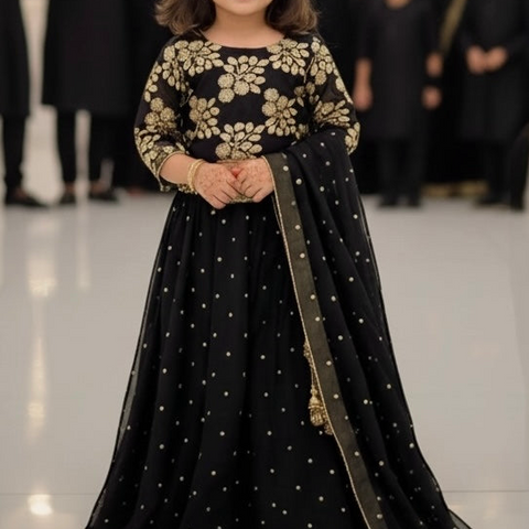 Black Mehwar Lehnga set