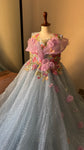 Blue Glazed Gown