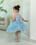 Blue Flurry Dress