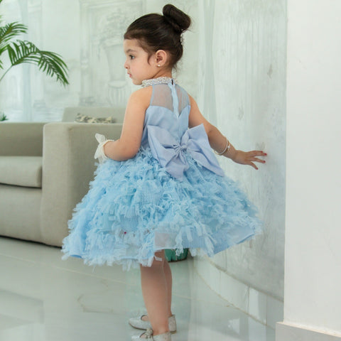 Blue Flurry Dress