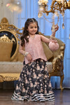 Aizal peach lehnga set ec26
