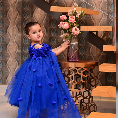 Hayat Briar Rose Dress (royal blue)