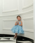 Blue Flurry Dress