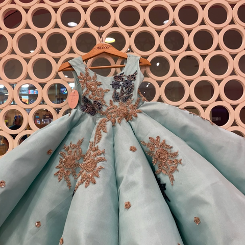 Lehns ball gown ice blue