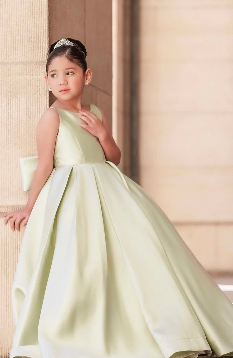Aizu Luxe Pistachio Gown