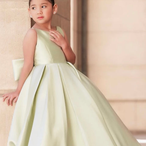 Aizu Luxe Pistachio Gown