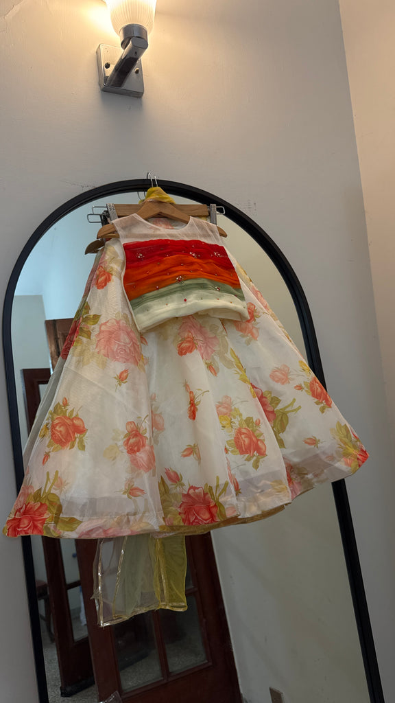 Rosey lehnga set