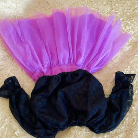 Power Puff Skirt Set (Purple)