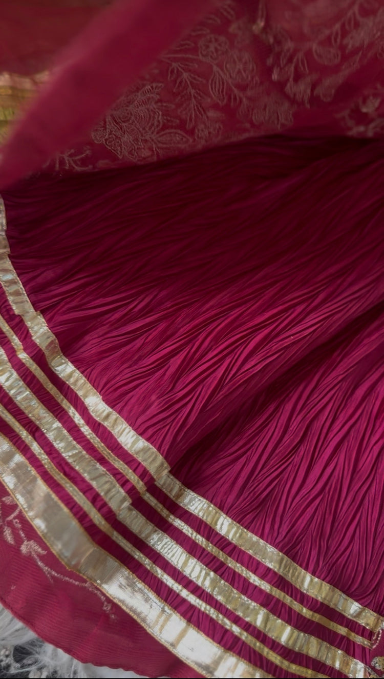 The Zayna lehnga set