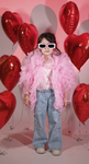 The barbie pink jacket
