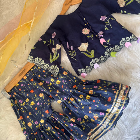 The Bluey Bell gharara set