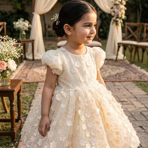 Cloudy White tutu dress