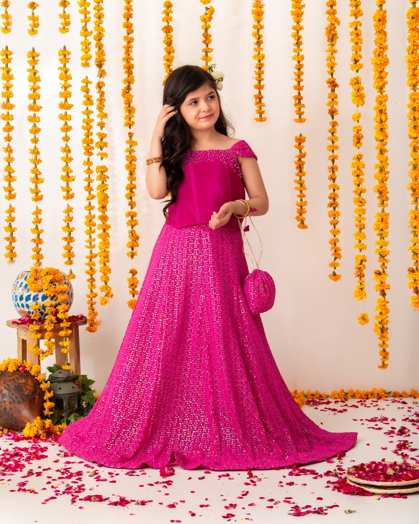 Shehrzadi lehnga