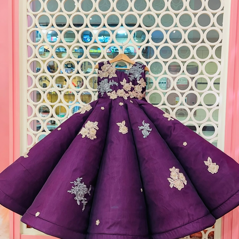 Lehns ball gown plum