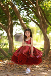 Maroon LOTUS frock