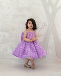 Lilac butterfly dress