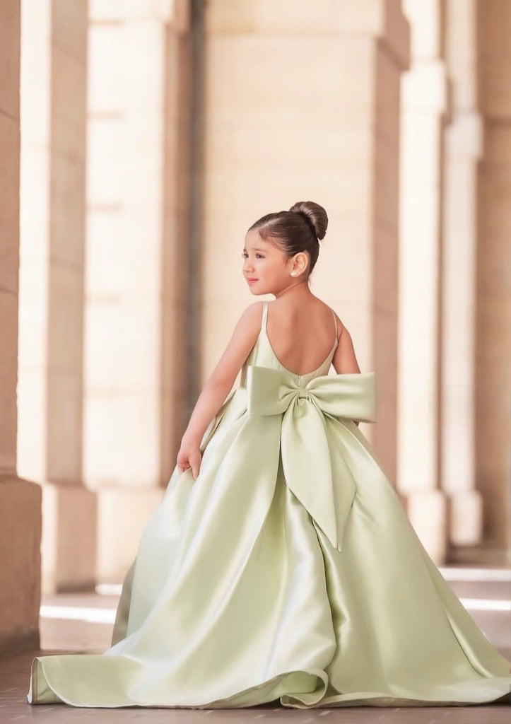Aizu Luxe Pistachio Gown