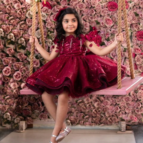 Maroon Fantasy Barbie