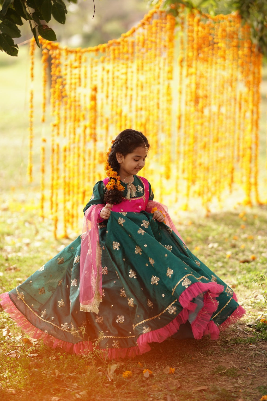 Anarkali Dress Bloon Dressing Little Dreams