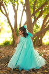 Blue Bow tail dress
