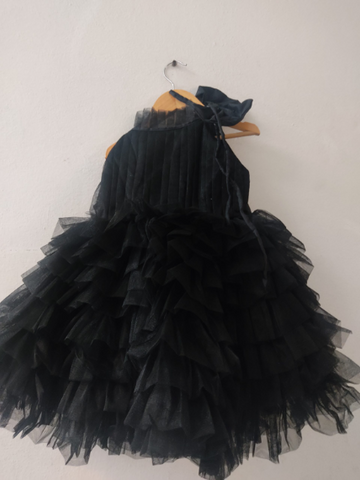 Black Frills dress