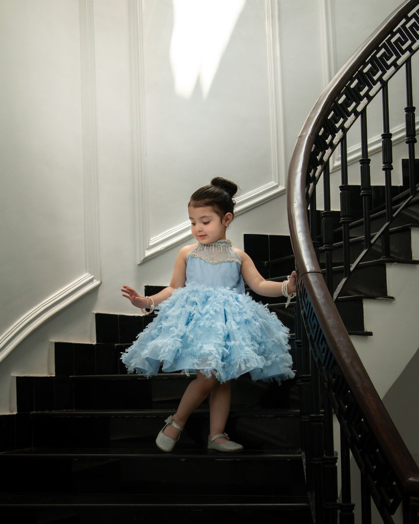 Blue Flurry Dress