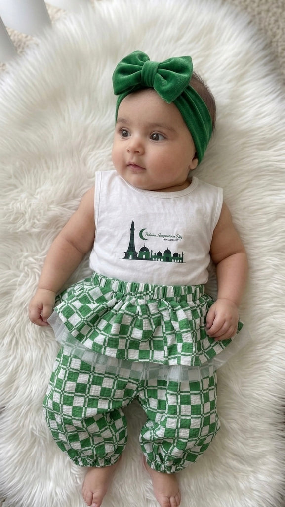 Azadi Ruffle Trouser Set
