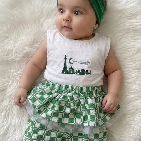 Azadi Ruffle Trouser Set