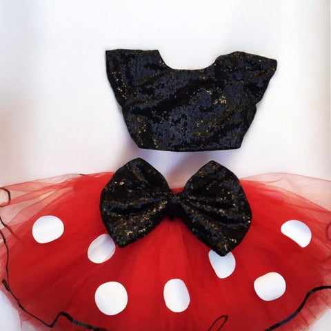 Minnie mouse skirt set