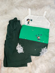 The Azadi green trouser set