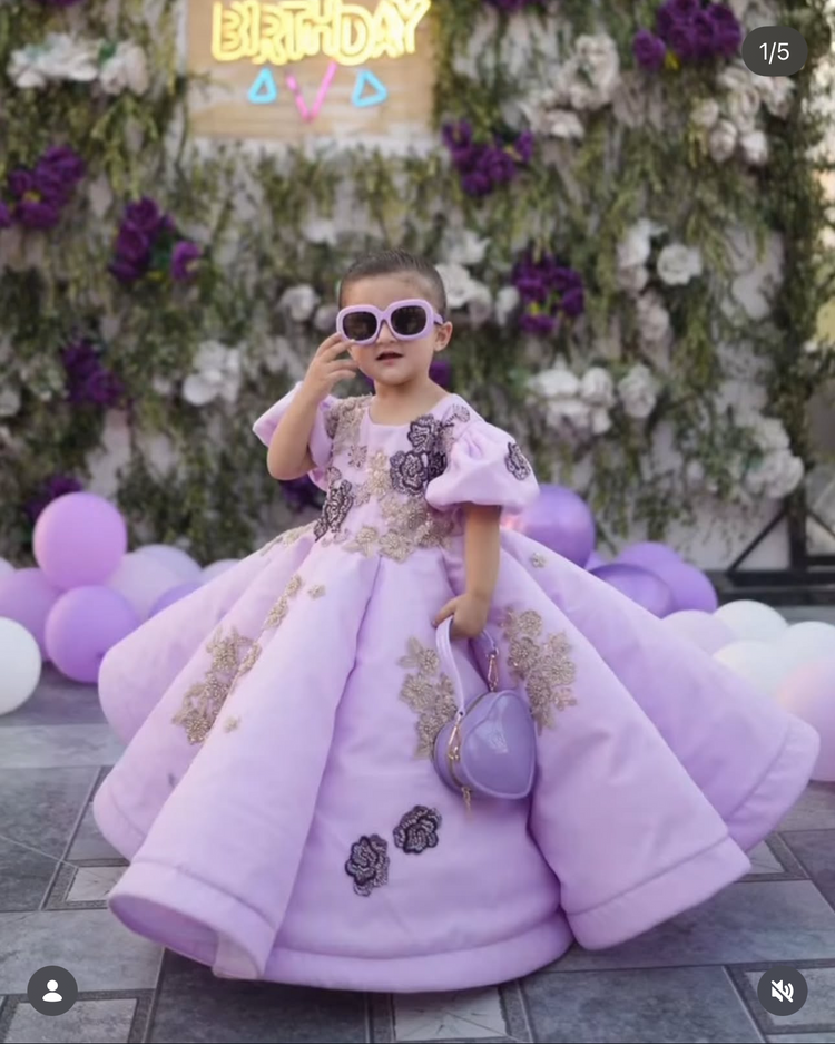 Lehns ball gown Lilac