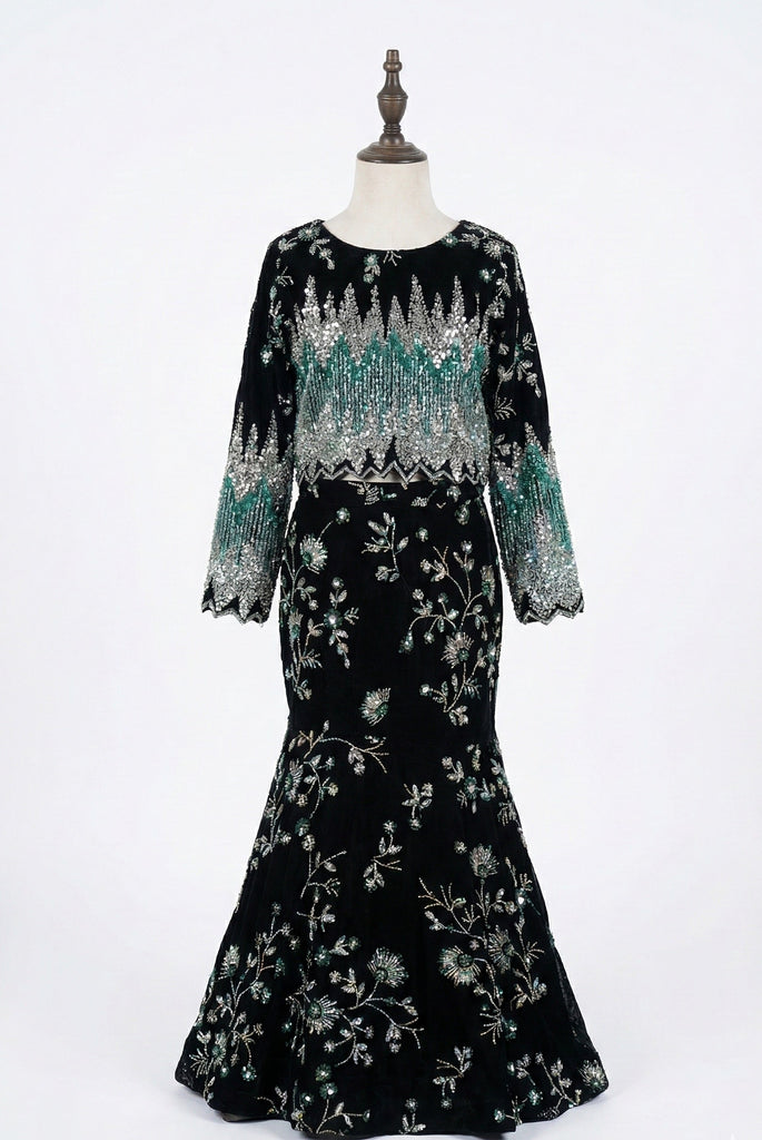 The hoorie mermaid dress (green)