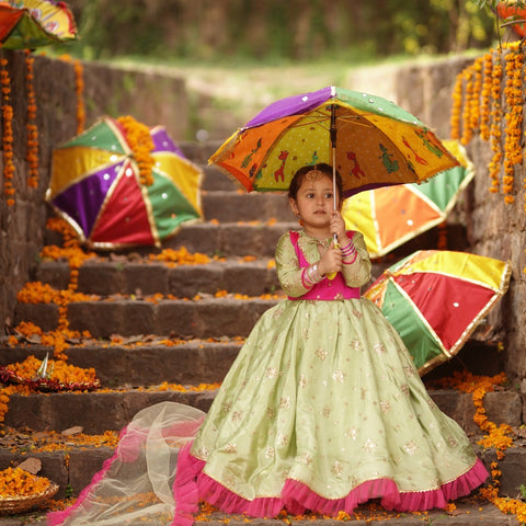Anarkali Dress Pistachio