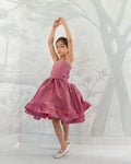 Elara Liquid Peach Dress