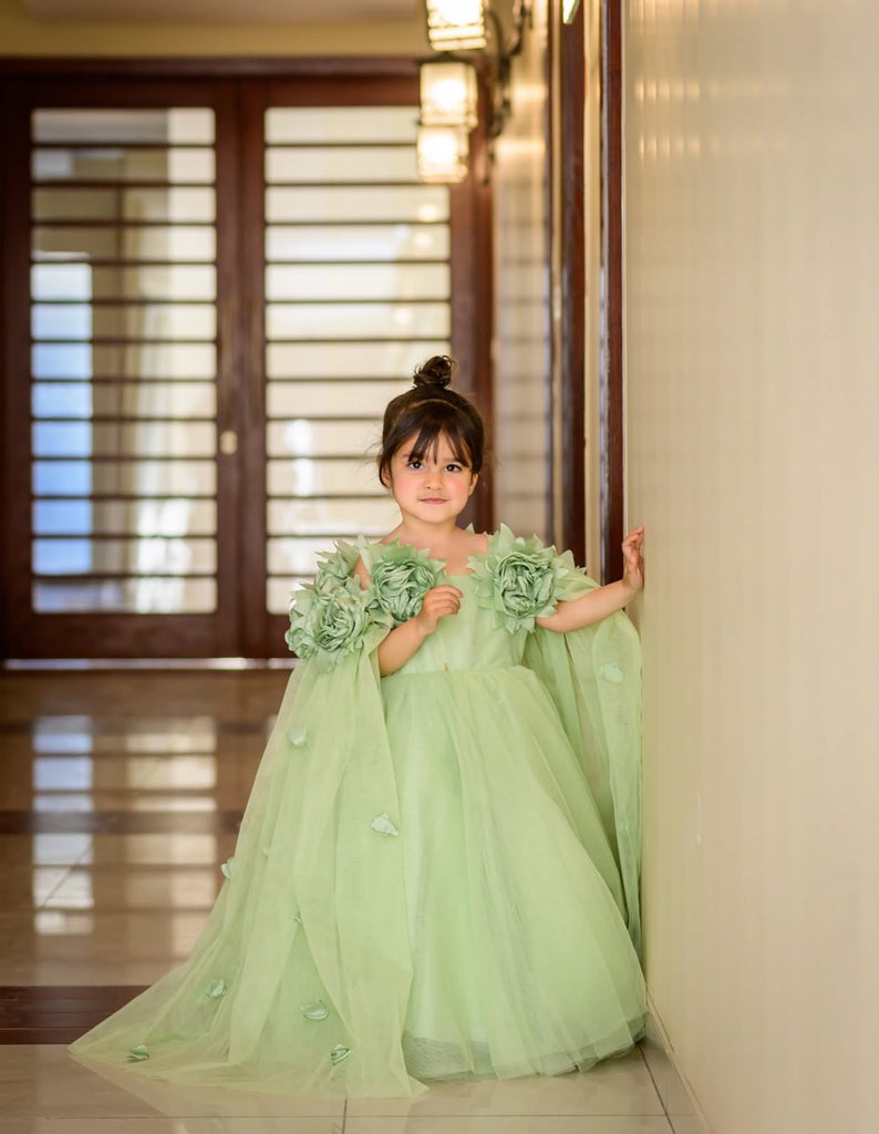 Hayat Briar Rose Dress (pistachio)