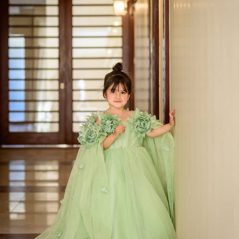 Hayat Briar Rose Dress (pistachio)