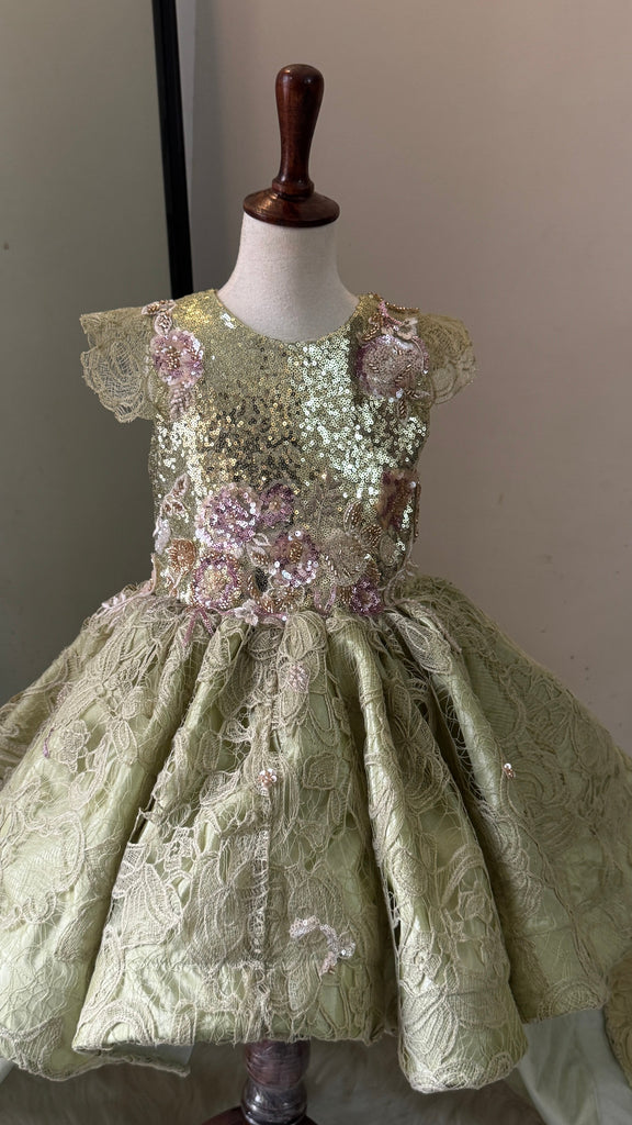 The Secret Garden green tail dress