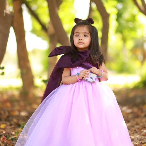 Purple Bow tail dress