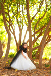 Black o White Bow tail dress