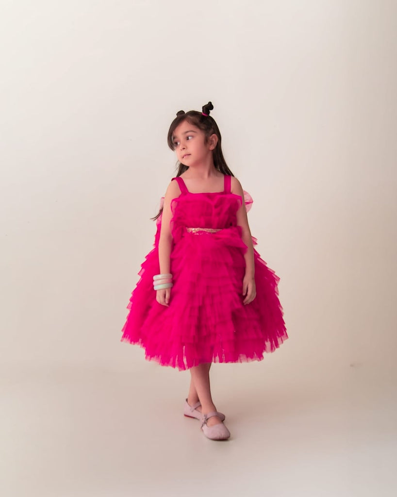 Barbie frilled frock