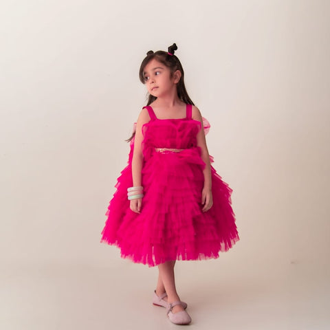 Barbie frilled frock