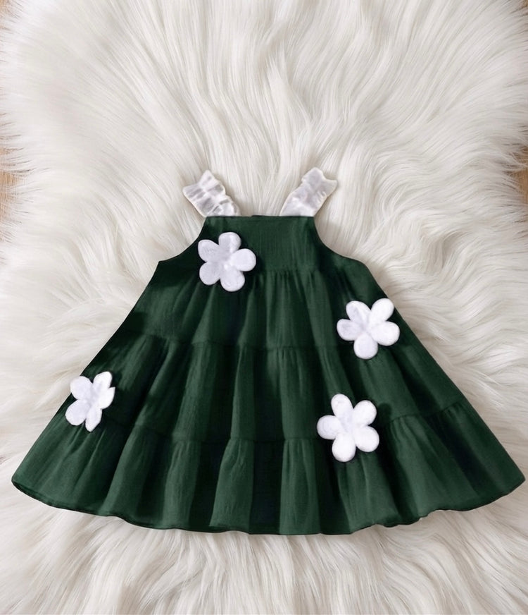 The Azaadi Green Frock