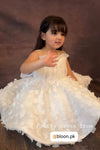 White butterfly dress
