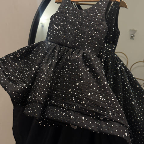 Jewel Black tail dress