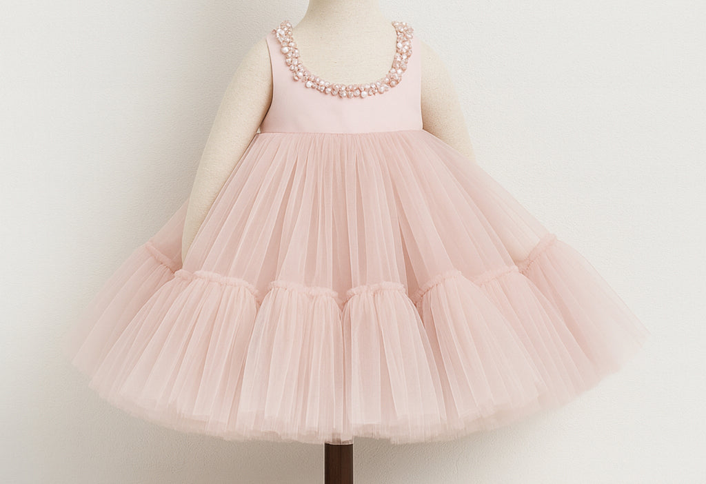 The luxe peach tutu
