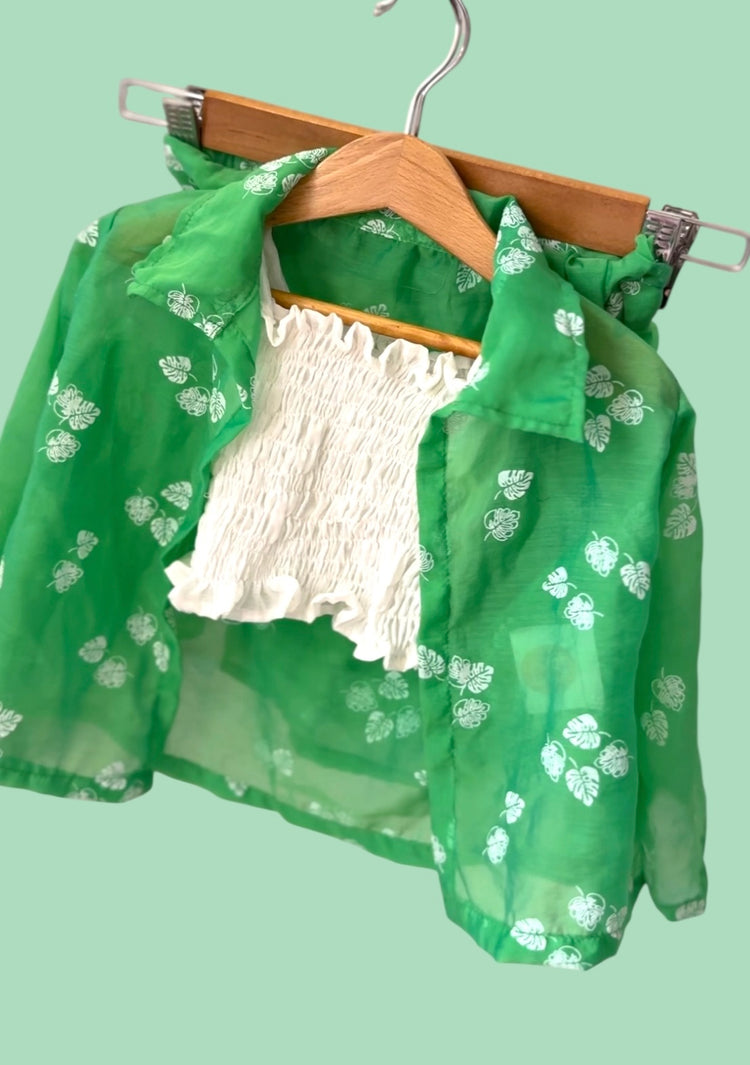 The sunshine Skirt set (green)