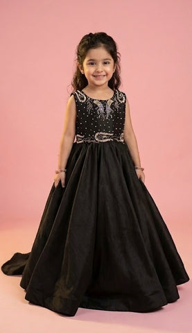 Hashu Black tail Dress