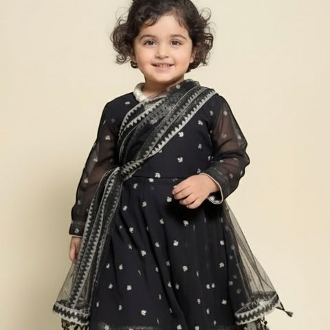 Zary's black lehnga ser